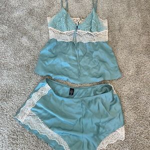 Stretch Lace & Satin Cami Set by Victoria’s Secret